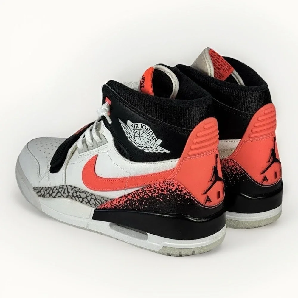 Air Jordan Legacy 312 NRG‎ AQ4160 108 White Hot Lava High Top Mens Size 12
